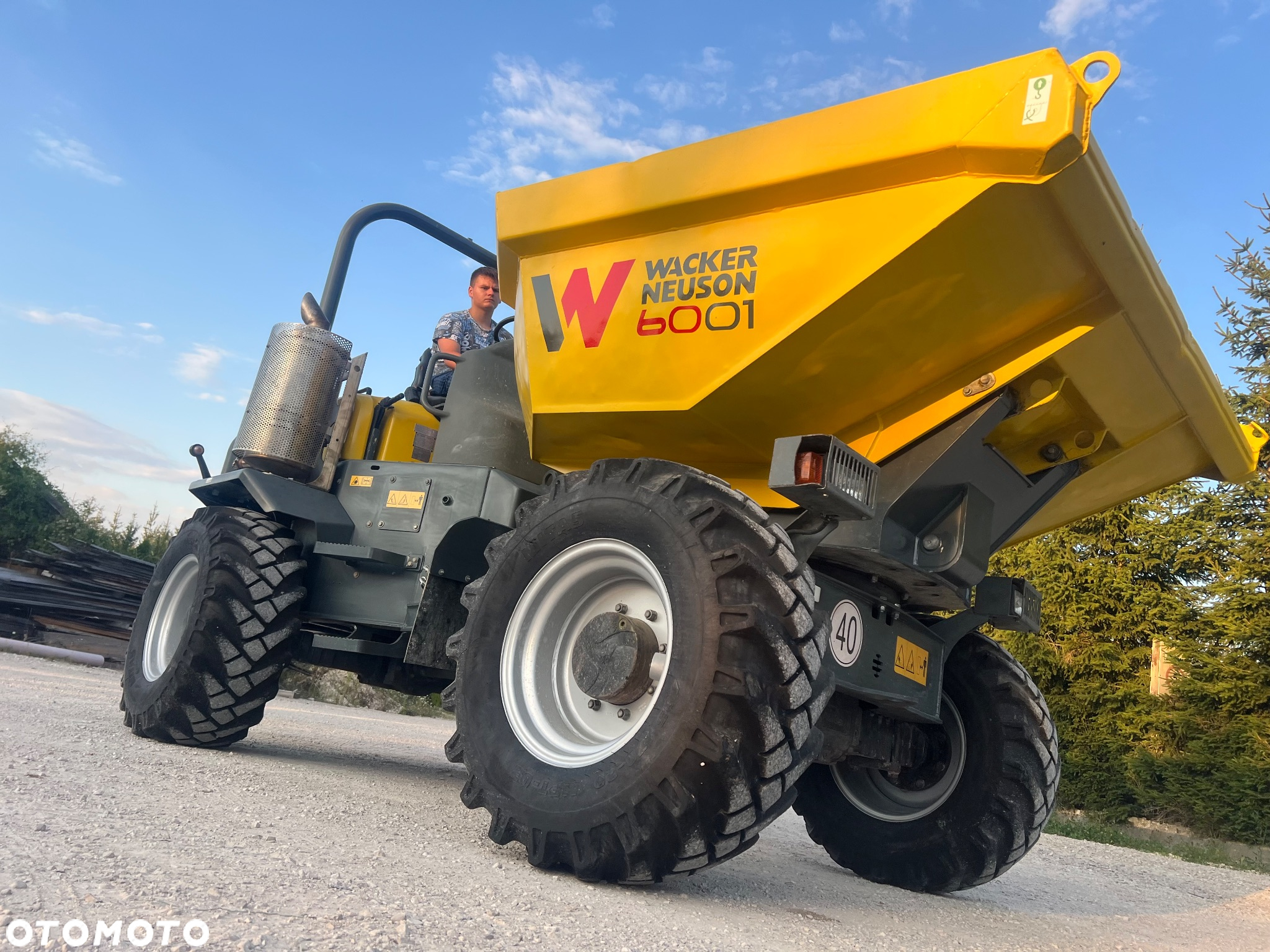 Wacker Neuson WOZIDŁO BUDOWLANE 6ton WACKER NEUSON 6001 4x4 3 4m3 obrotowa wywrotka 3 Stronna Thwaites Benford MECALAC Ausa sxr TEREX Deutz 4 cyl ST TA6s kiper taczka wysyp - 13