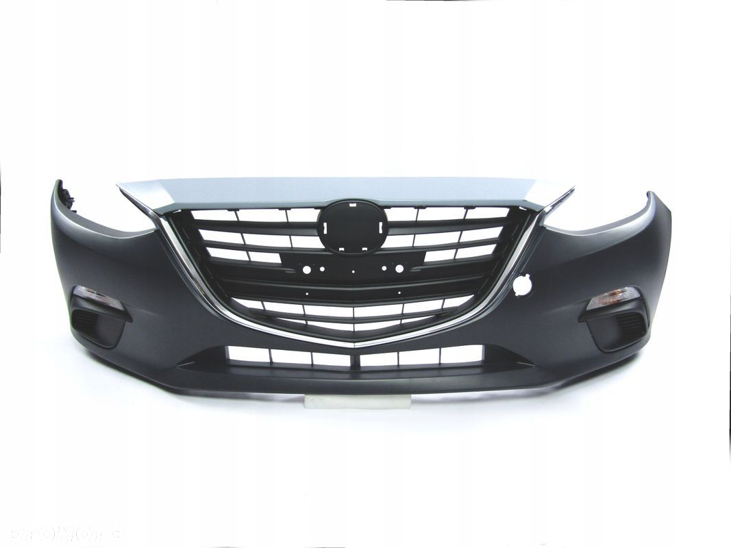Zderzak przedni Mazda 3 13 - 16 atrapa + migacze + chromy Kompletny ! - 4