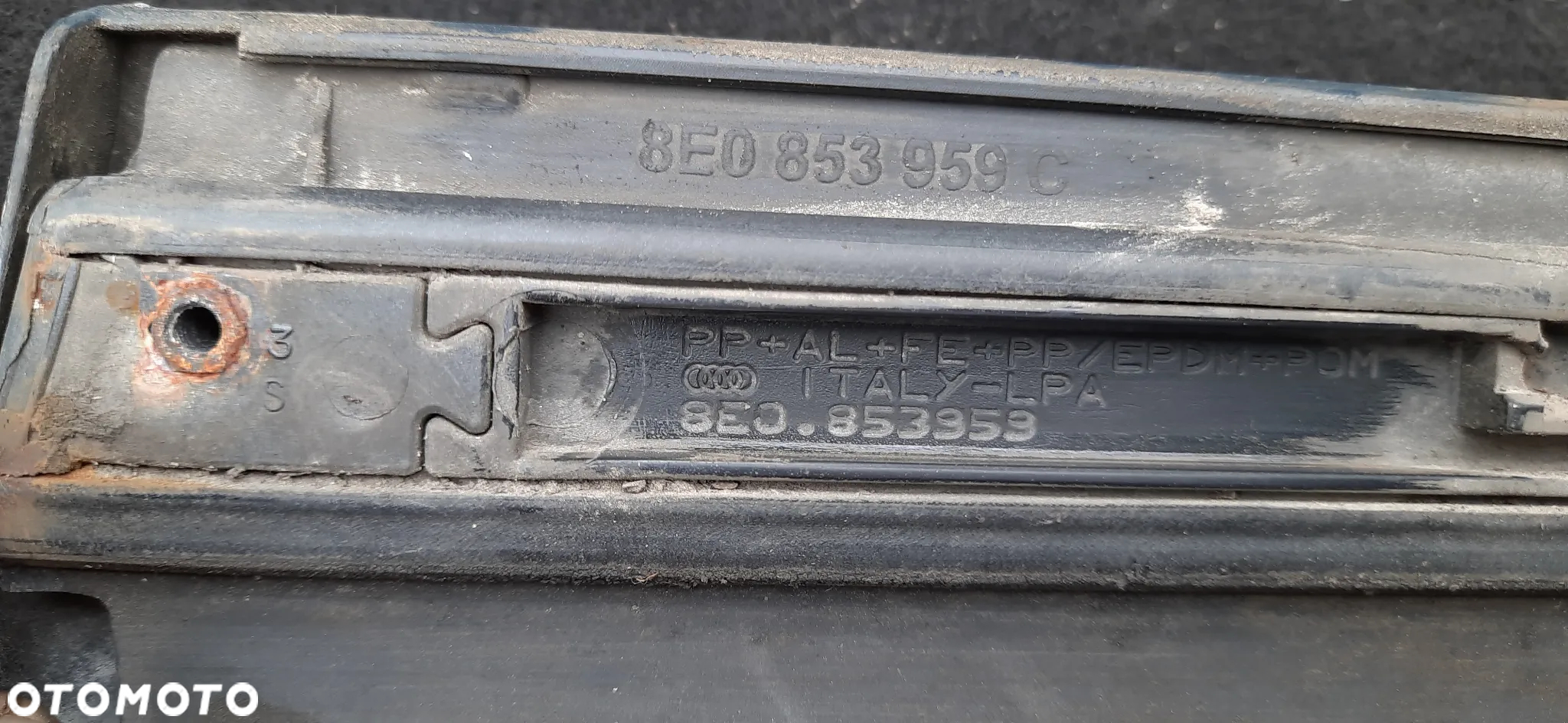 Listwa Listwy Drzwi S-Line Dolne Komplet Audi A4 B6 B7 Oryginalne 8e0853960c 8e0853959c  8e0853970d 8e0853969d - 9
