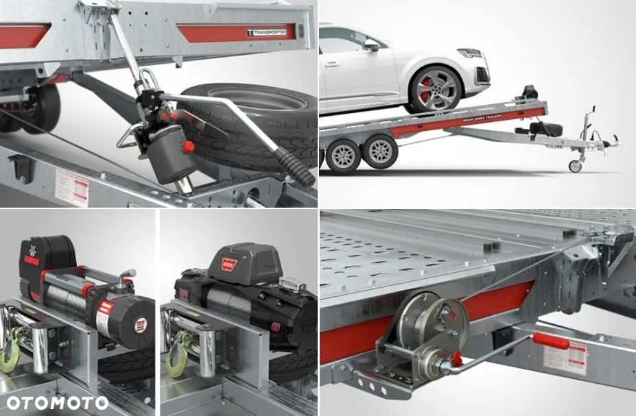 Brian James Trailers T Transporter 3 OSIE, 600 X 224 CM, 3500 KG DMC - 10