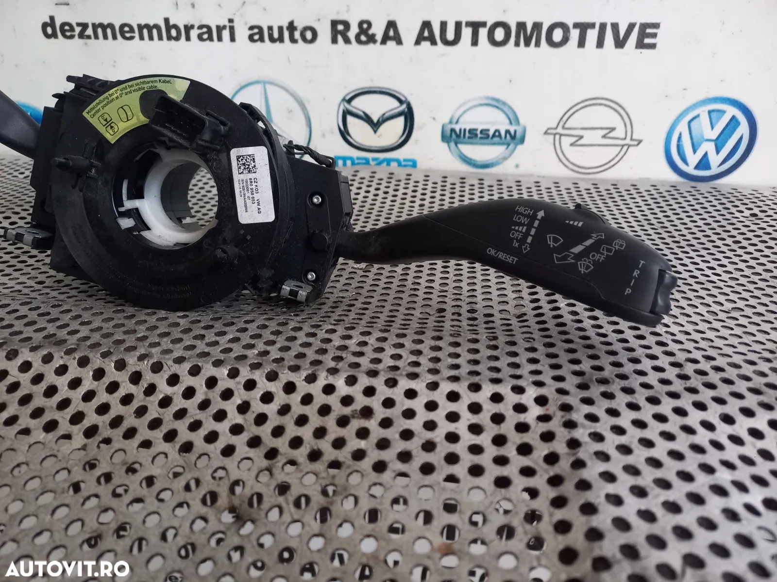 Banda Spira Spirala Volan Airbag Maneta Semnalizare stergatoare Skoda Fabia 2 An 2007-2008-2009-201 - 3
