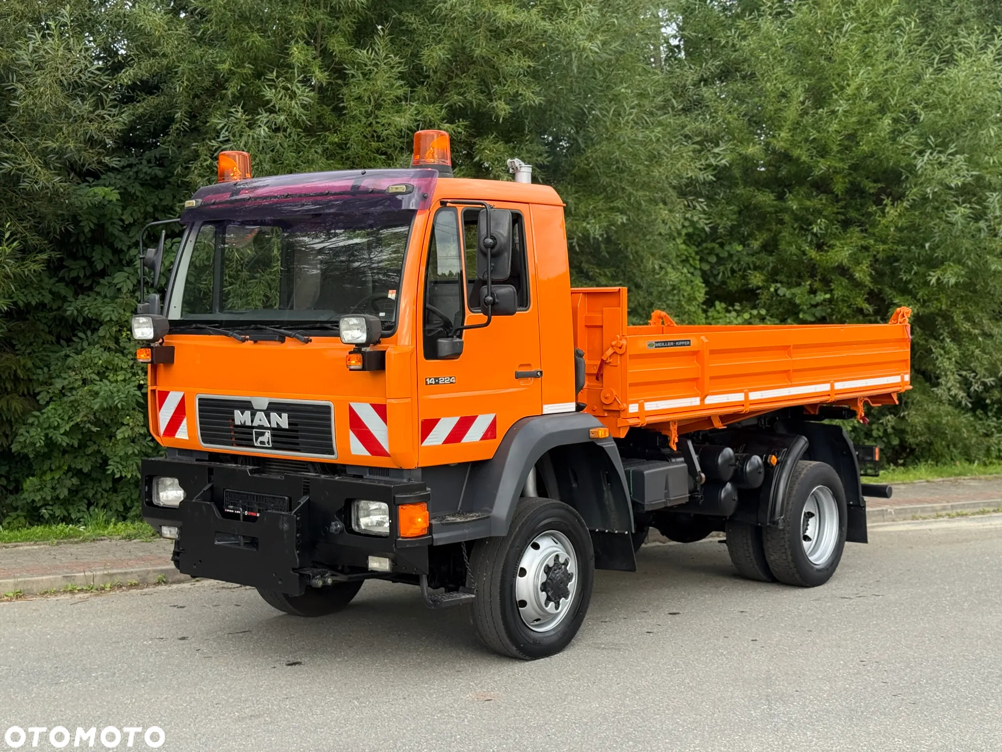 MAN * MAN 14-220 * Kiper Wywrotka Meiller * 4x4 * Zimowe Utrzymanie * Unimog * - 13