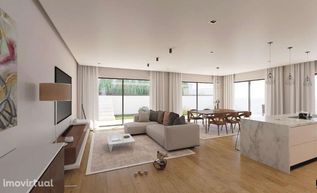 Terreno com projeto aprovado para uma M4 com piscina, Solum - Grande imagem: 3/9