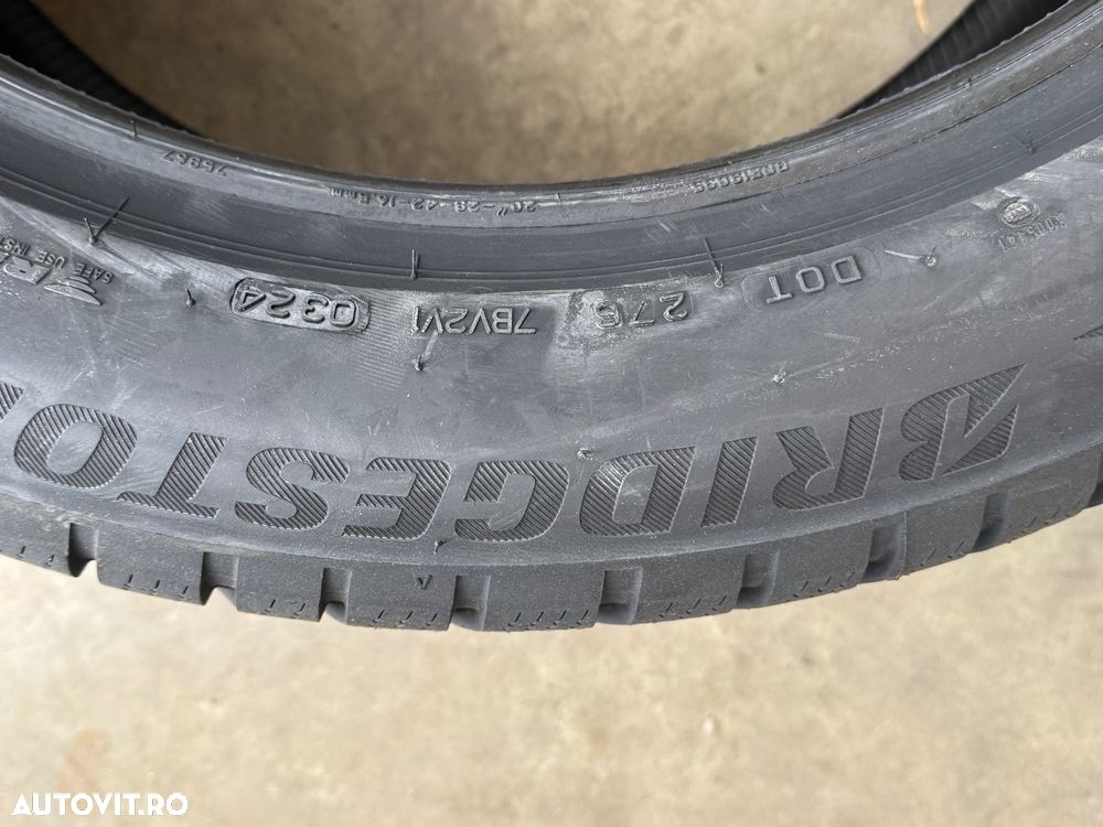 Vând 4 anvelope 275/45/20 bridgestone de iarnă runflat BMW noi - 4