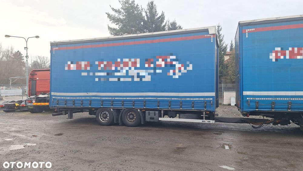 Volvo 500 FH4 Tandem 6x2 + Przyczepa Firanka 7.8+7.8 Zestaw Przestrzenny 120m3 - 6