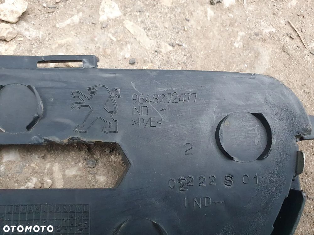 PEUGEOT 206 LIFT KRATKA ZDERZAKA PRZEDNIA ATRAPA GRILL PRZÓD 9648292477 - 3