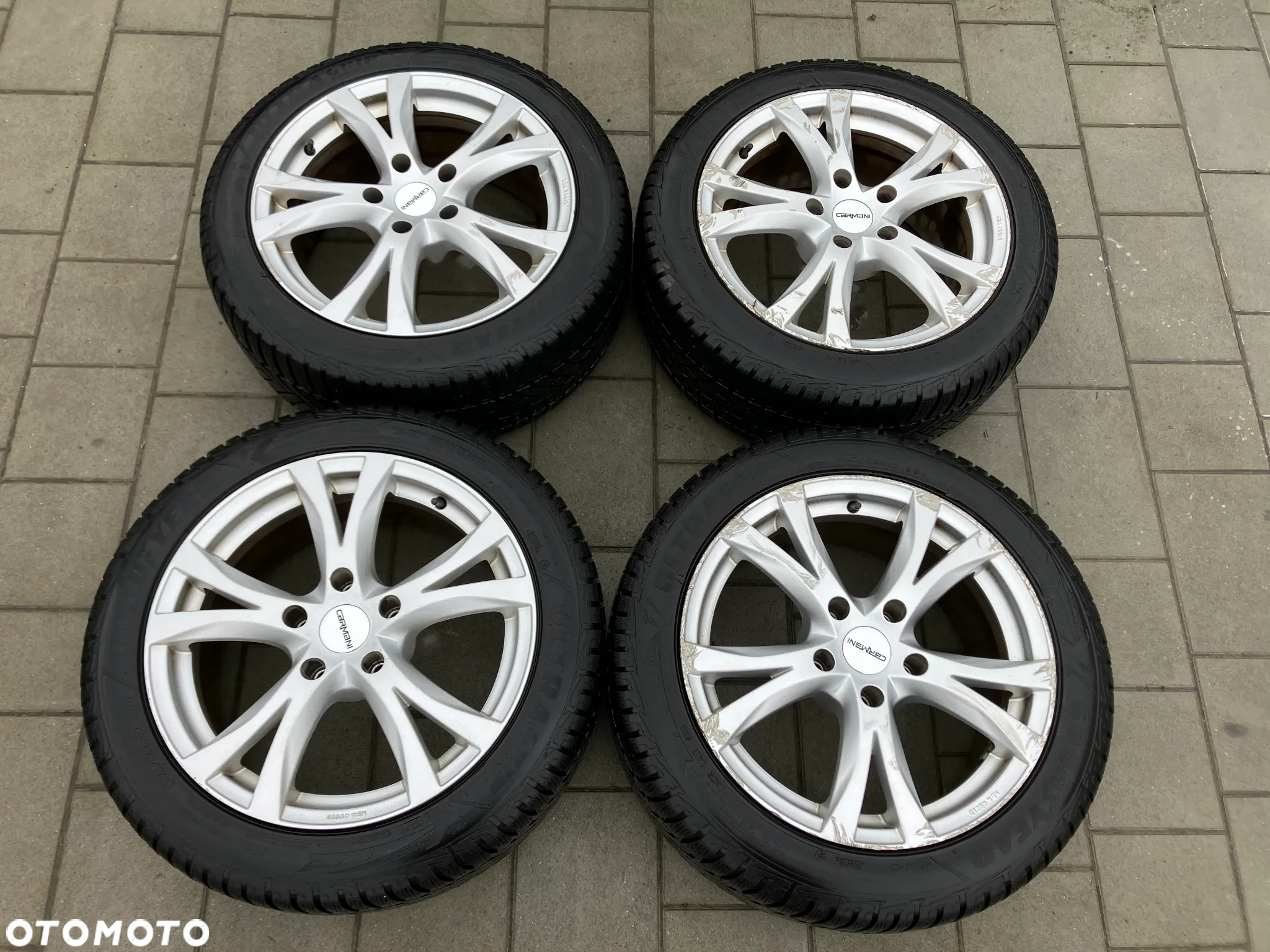 ALUFELGI KOŁA BMW E60 E61 X-DRIVE XD 17 CALI ET40 IS40 GOODYEAR ULTRAGRIP 245/45/17 ZIMA 5x120 KOŁA FELGI - 2