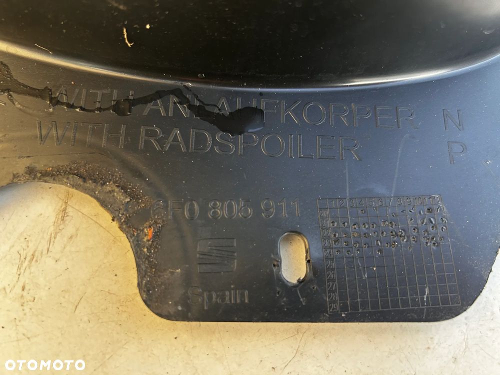 SEAT IBIZA V 6F0 NADKOLE LEWE PRZÓD PRZEDNIE 6F0805911 - 4