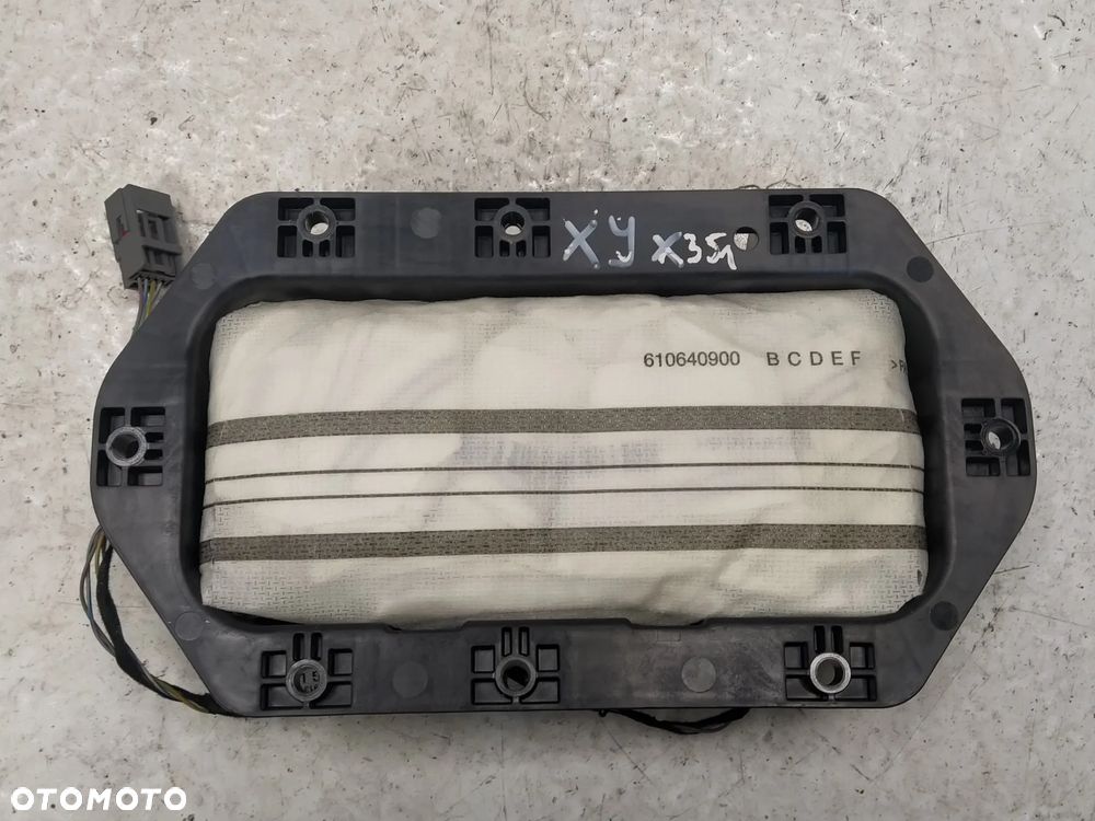 JAGUAR XJ X351 DESKA KONSOLA KOKPIT PODUSZKA POWIETRZNA AIRBAG PASAŻERA KIEROWNICY ZAPINKA NAPINACZ PASÓW BEZPIECZEŃSTWA BRĄZOWA ORYGINAŁ - 21