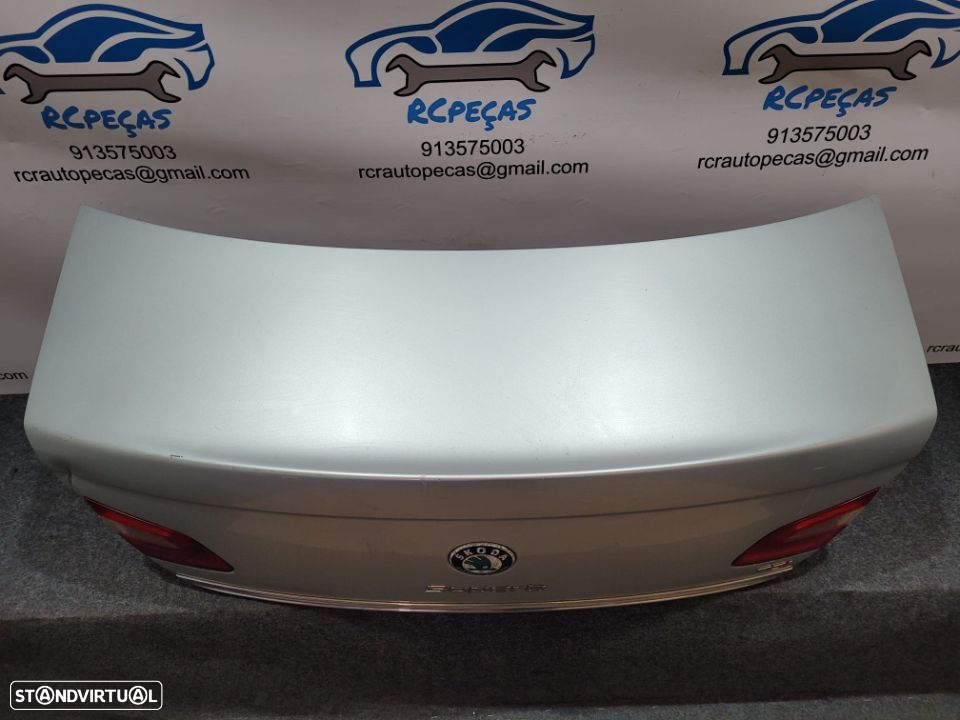 PORTA TAMPA MALA SKODA SUPERB II 2 MK2 SEDAN CARRO FECHO PUXADOR - 3