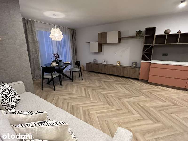 Przestronny, Pastelowy apartament, 2 pok., garaż, kl, klima