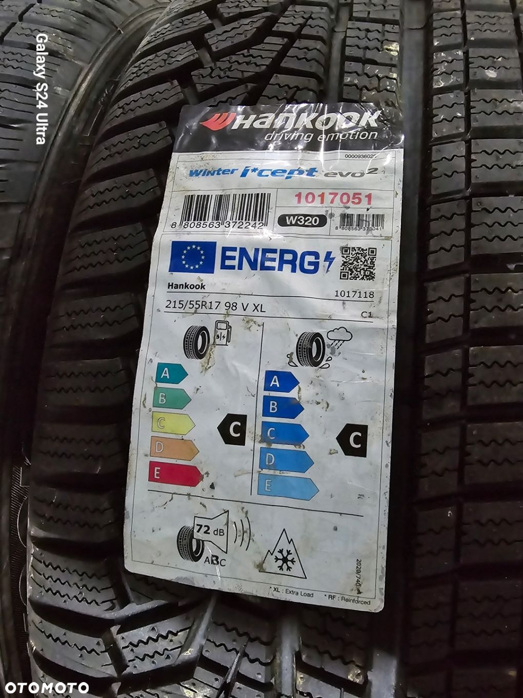HANKOOK WINTER ICEPT EVO 2 215/55R17 98V XL 2x NOWE 21r - 2