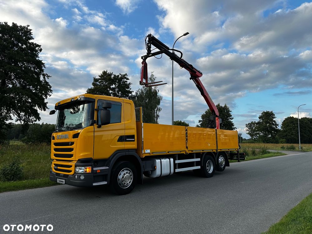 Scania G450 bez EGR 6x2 HDS dźwig Palfinger PK12001l Idealny Stan - 15