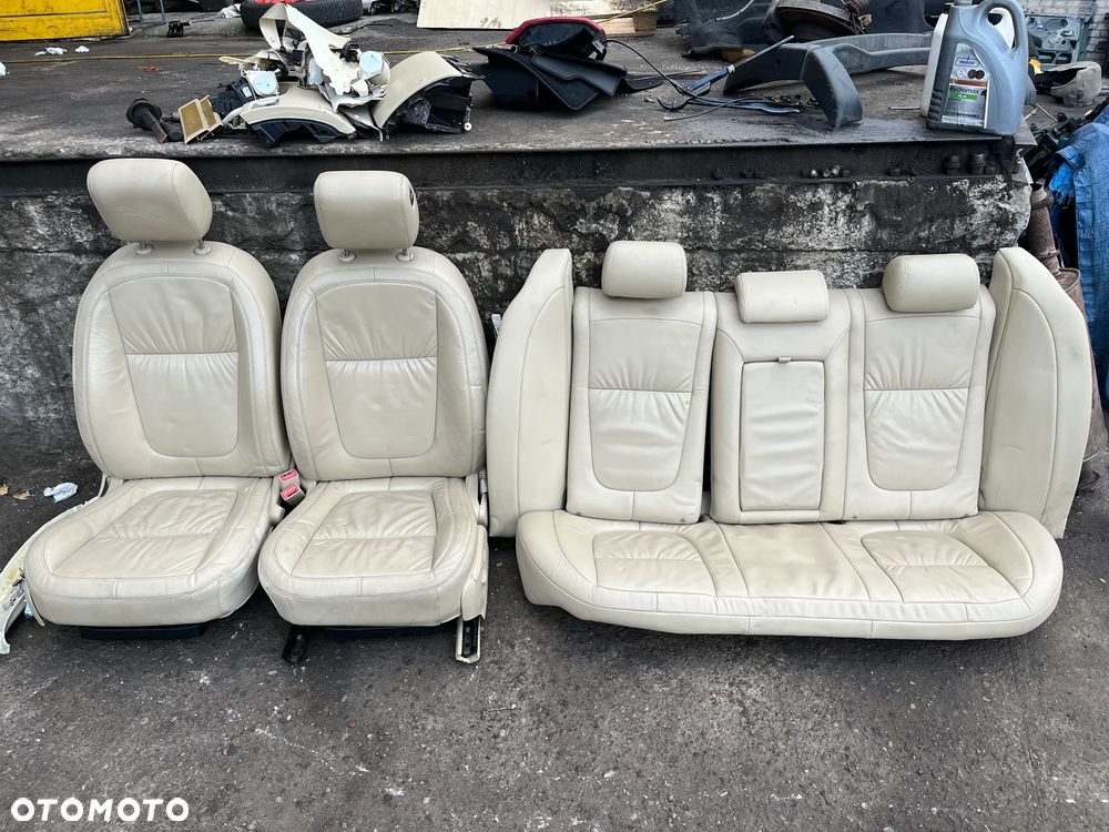 Siedzenia fotele komplet skórzane wnętrze idealne Jaguar XF X250 - 1