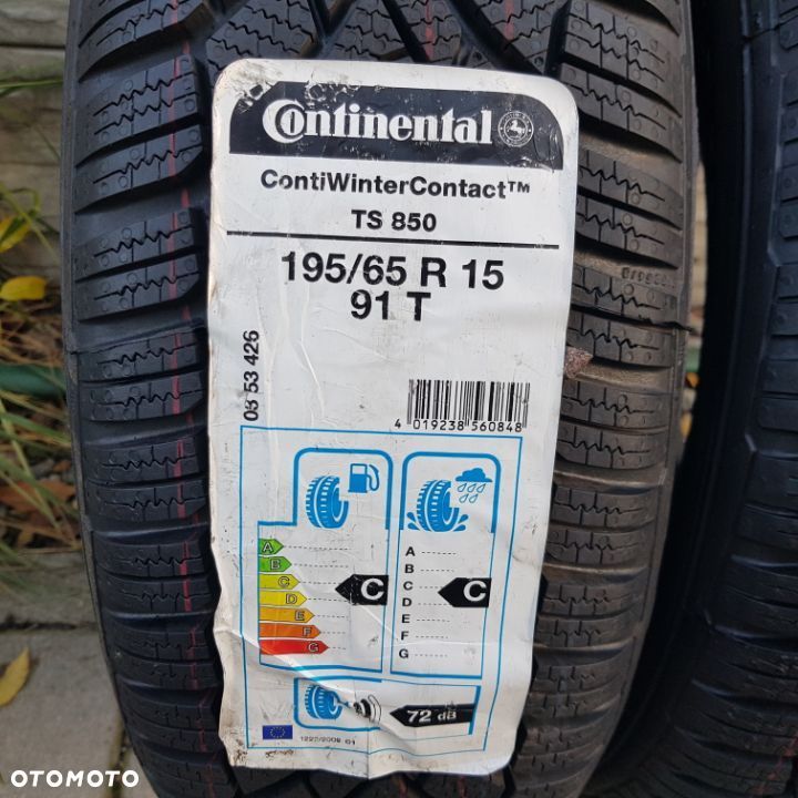2x 195/65R15 Continental ContiWinterContact TS850 Nowa para opon zimowych Poznań - 2
