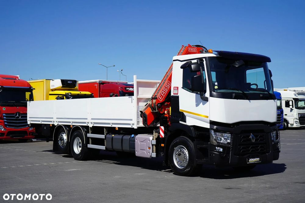 Renault C 430 / 6 X 2 / E 6 / SKRZYNIOWY + HDS / FASSI F 195 / ROTATOR / PILOT / DŁ. 8,05 M - 3