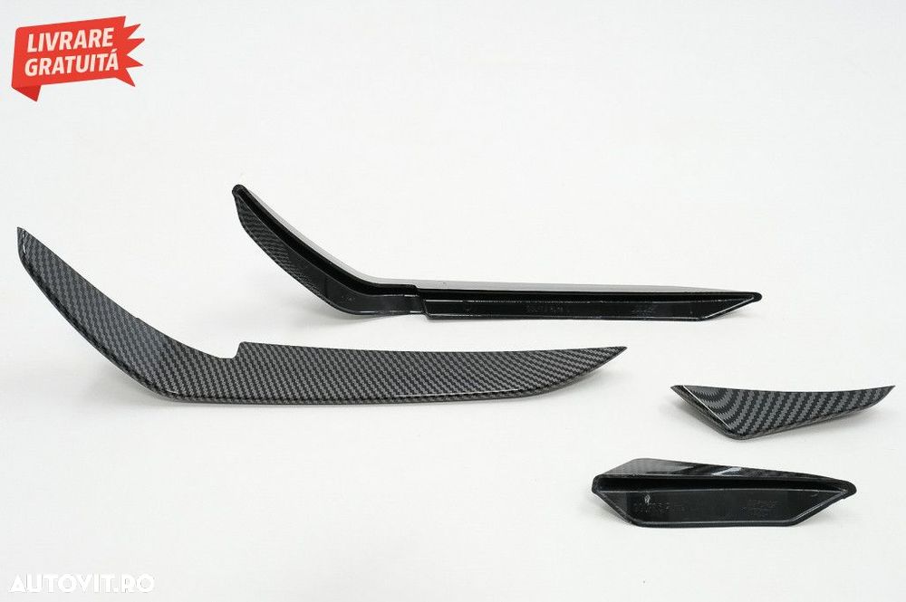Ornamente bara fata flapsuri VW Golf 7.5 R Hatchback (2017-2020) Carbo - 8