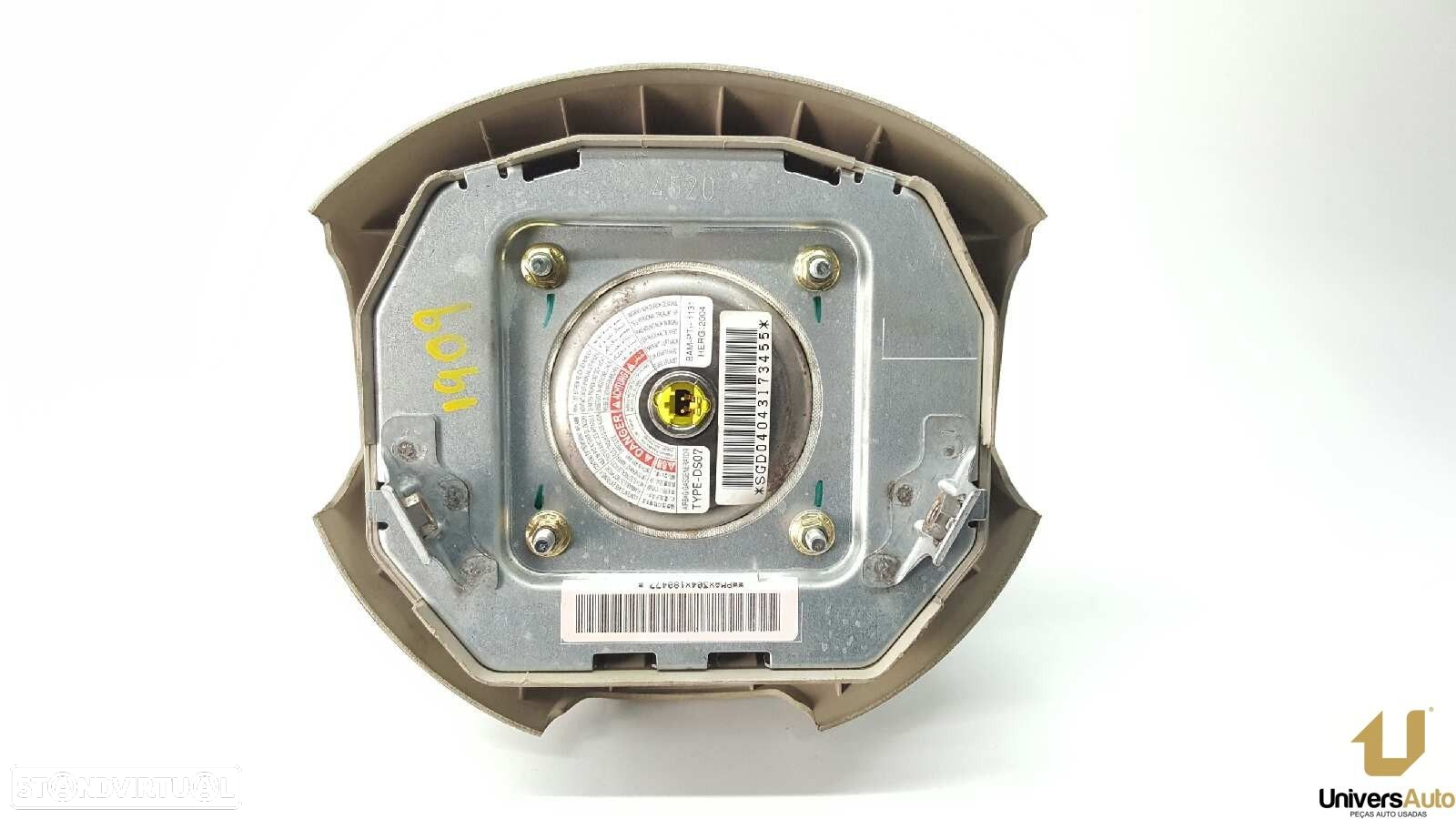 AIRBAG FRENTE ESQUERDO NISSAN MICRA (K12E) ACENTA - 2