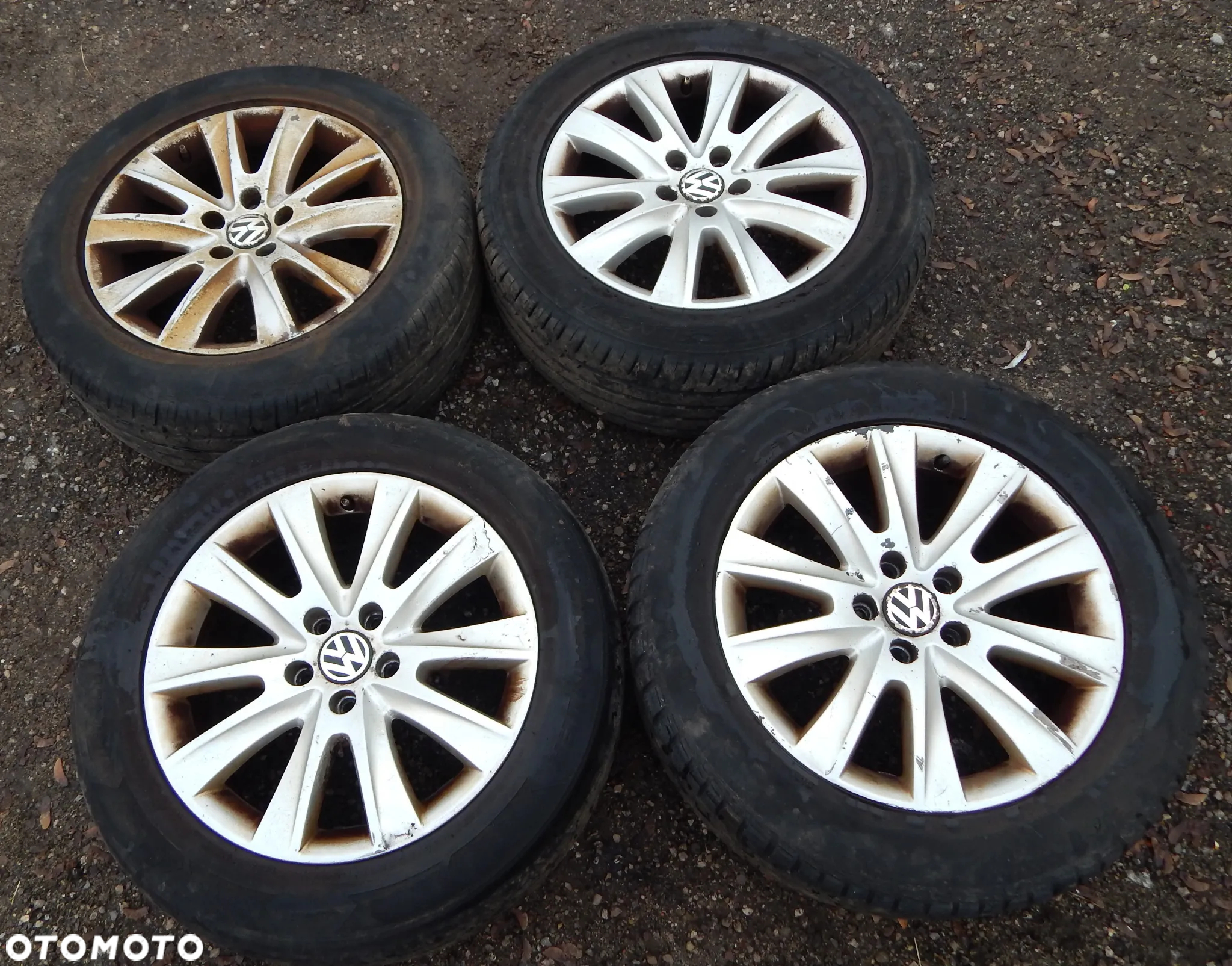 Felga felgi alufelgi R17 VW Tiguan 5N Passat B6 b7 Golf Touran Jetta Caddy sharan 00-18   Łuków części - 2