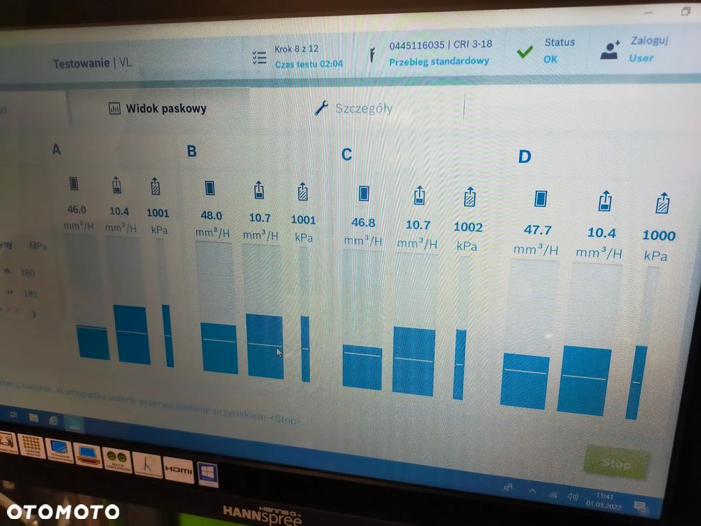 Dci 700 Bosch 0 683 725 001 tester wtryskiwaczy Kodowanie - 5
