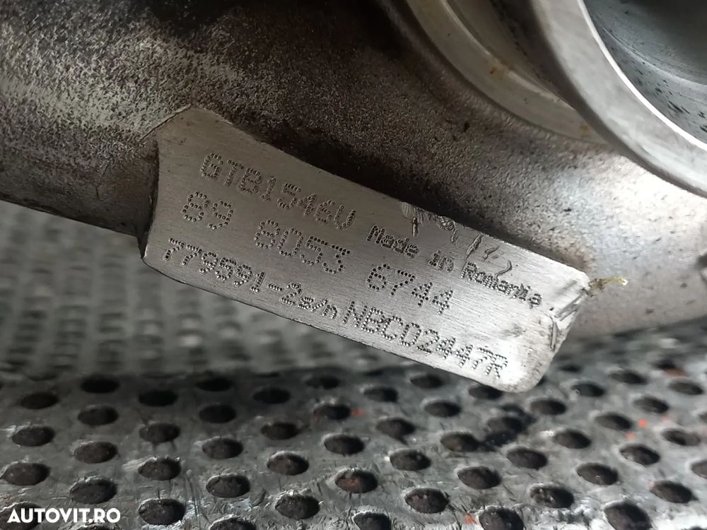 Turbo Turbina Opel Astra J Zafira B/C Meriva B Mokka 1.7 Cdti Motor A17DTR A17DTH Cod  - Dezmembrar - 6