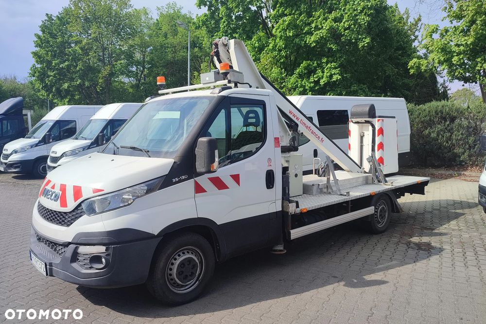 Iveco Daily 35 *zwyżka *kosz *Time France LT130TB zadbany niski przebieg - 13