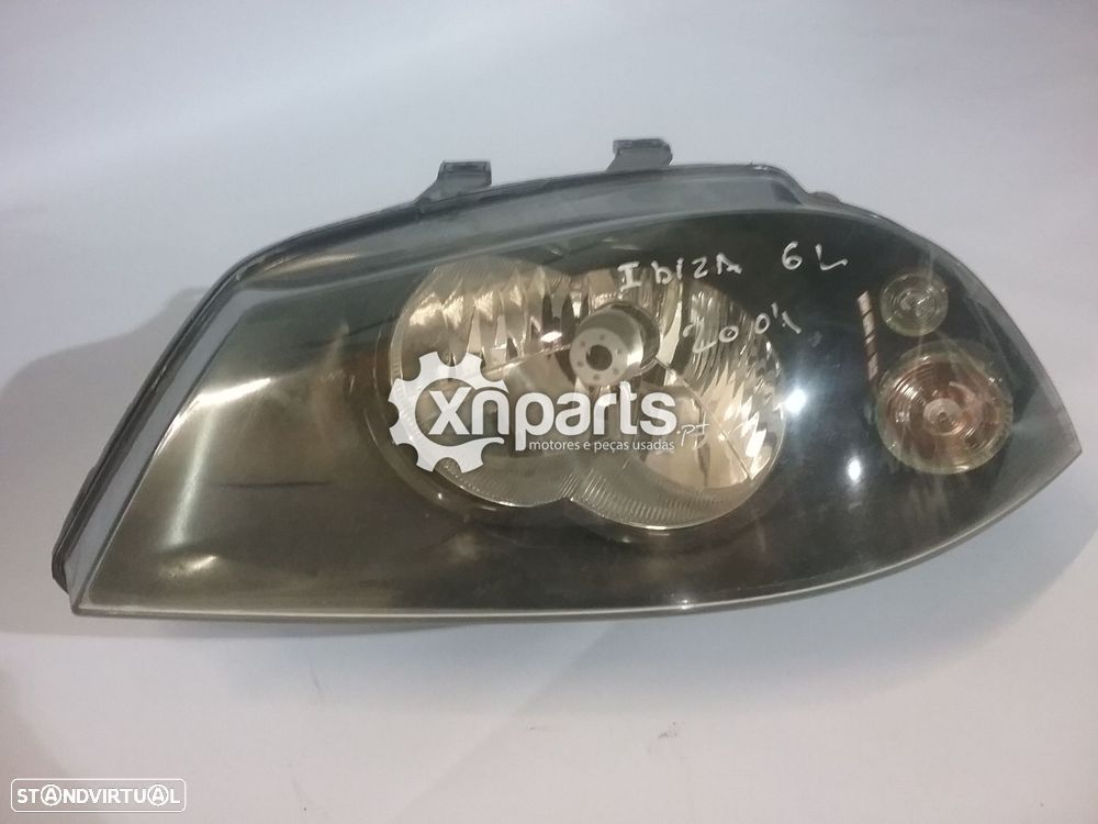 Farol Esquerdo Frente SEAT IBIZA (6L1) Usado 02.02 - 11.09 - 1