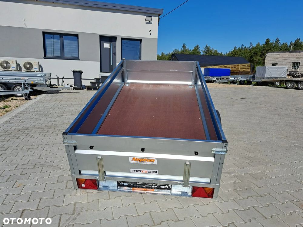Neptun DOSTAWA Przyczepka 236x129x45cm DMC750kg SPAWANA RAMA, Resor 4-piórowy z amortyzatorem, WYSOKA BURTA - 18