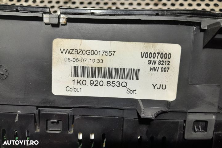 Ceasuri bord 1K0920853Q 1K0920853Q Volkswagen VW Golf 5 [2003 - 2009] - 3