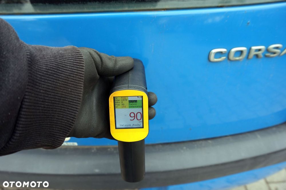 KLAPA BAGAŻNIKA TYLNA CORSA C III 5D HB Z20A  NIEBIESKI OPEL 1999-2003 - 5