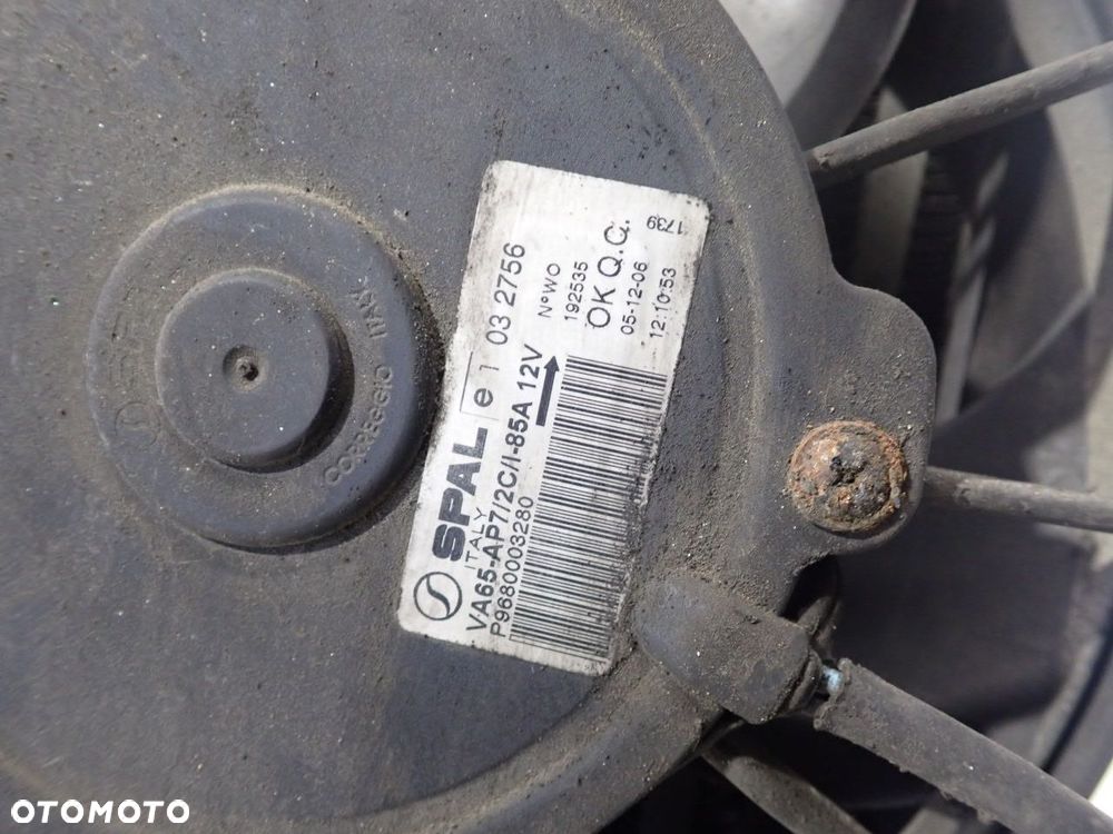 ZESTAW CHŁODNIC PEUGEOT 207 1.6 9680003280 9662872380 - 10