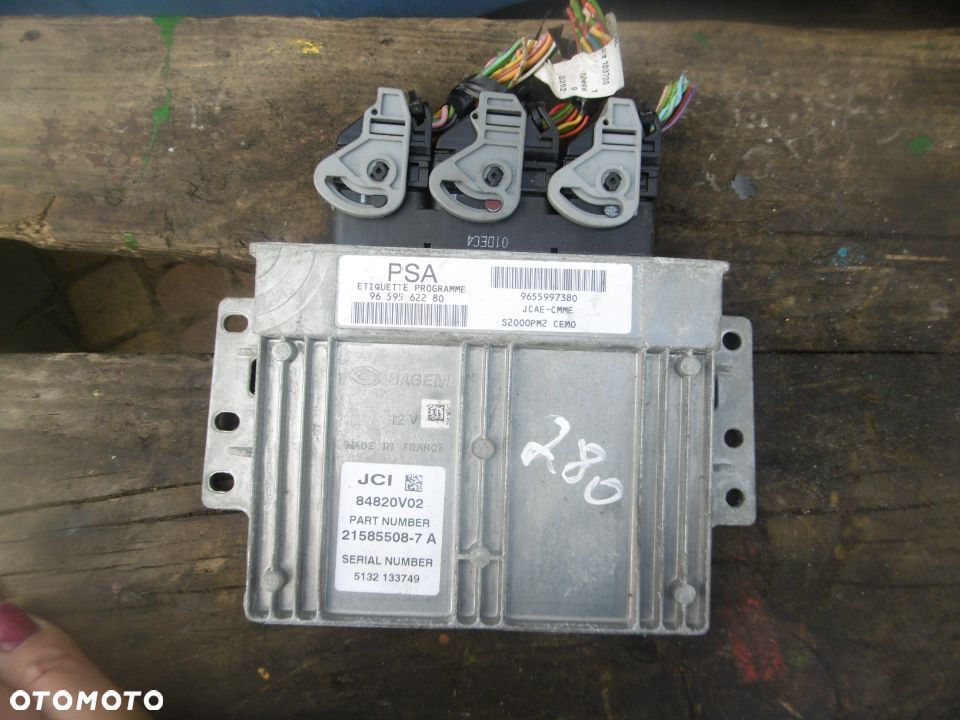 Sterownik komputer PEUGEOT 407 1,8 9659562280 9655997380