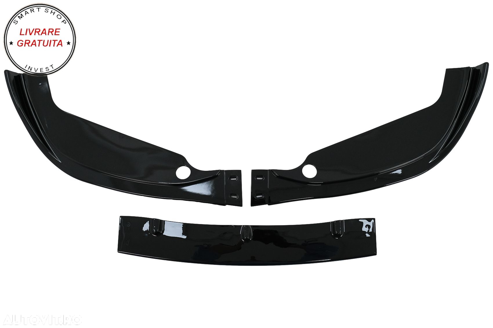 Prelungire Bara Fata BMW 3 Series E46 M3 Sedan Touring (1998-2004) Negru Lucios- livrare gratuita - 7