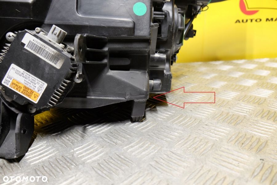 INFINITI FX FX35 2008- REFLEKTOR LAMPA XENON NIESKRĘTNY PRAWA USA - 10