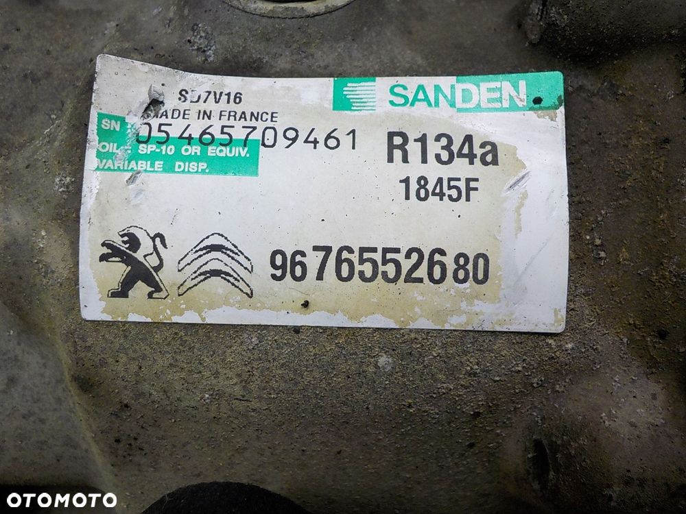CITROEN JUMPER II 2.2 HDI SPRĘŻARKA POMPA KLIMATYZACJI 9676552680 - 2
