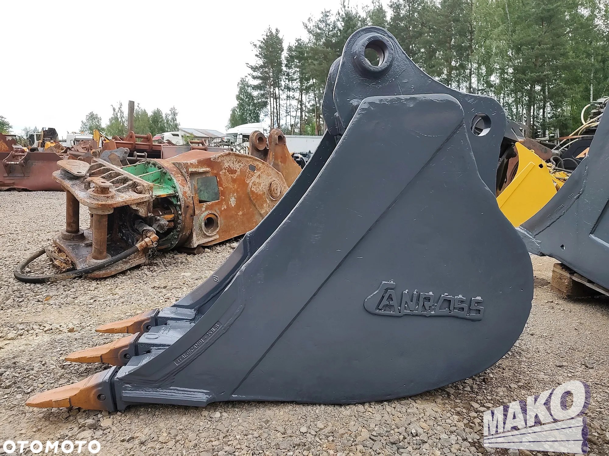 Łyżka Anross 60cm do koparki Miller fi 65 - 2