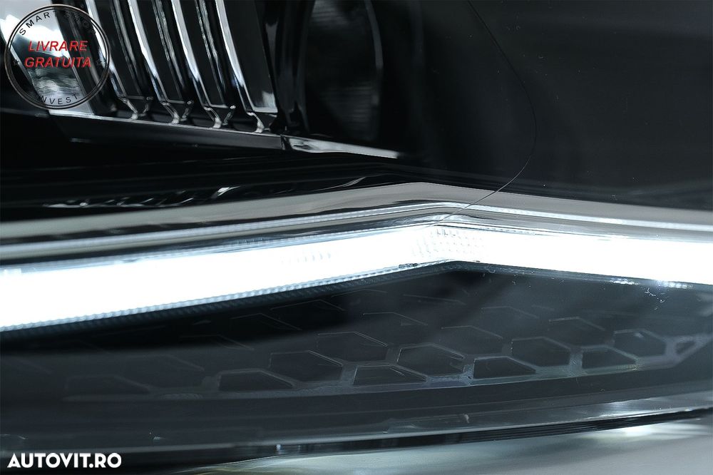 Faruri LED VW Polo AW MK6 (2018-2020) Semnal Dinamic Secvential- livrare gratuita - 9
