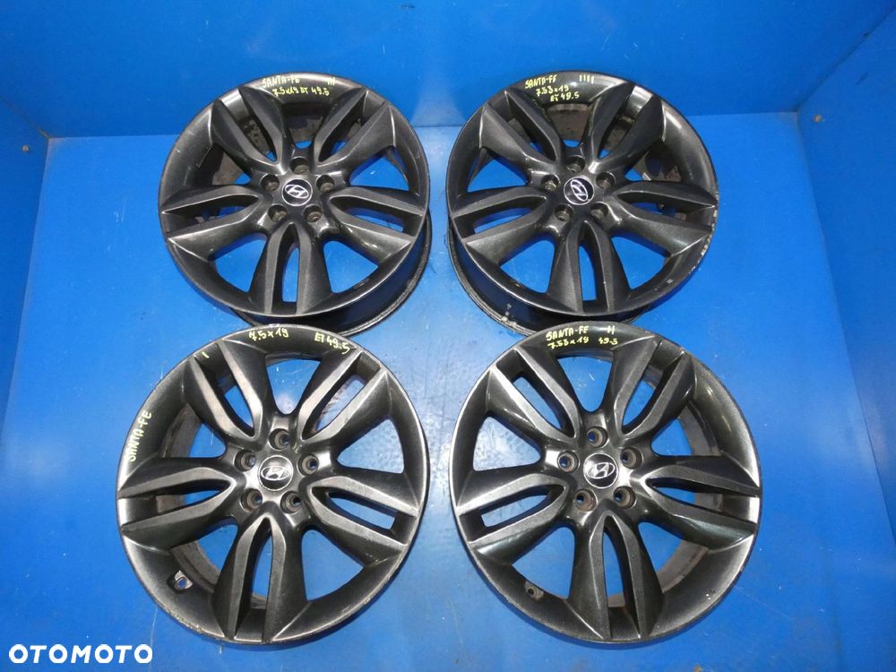 HYUNDAI SANTA FE III FELGI ALUMINIOWE 19'' R19 5X114.3 KOMPLET 5 SZTUK - 1