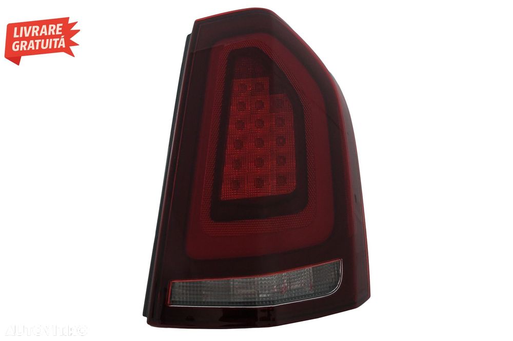 Stopuri LED Chrysler 300 LD Lancia Thema (2011-2014) Rosu cu Pornire Dinamica- livrare gratuita - 3