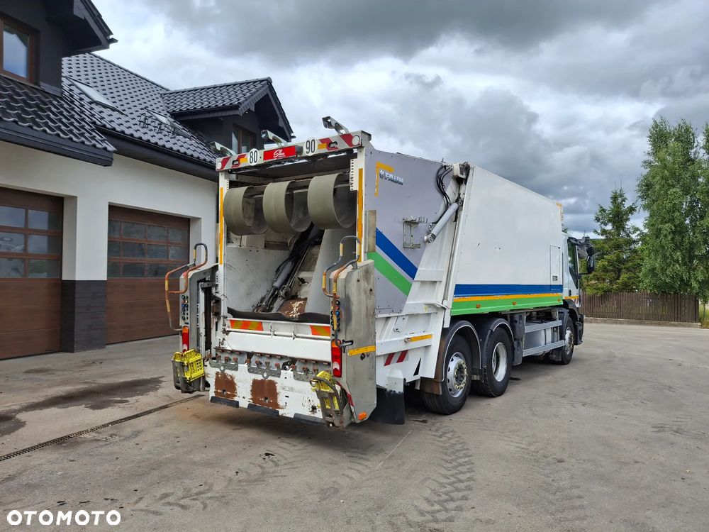 Iveco Stralis 360 Euro 6 Śmieciarka Dwukomorowa FAUN SL5 TR2L 2015 Rok Segregacja Odpady 3 Osie Tył Na Poduszkach - 2