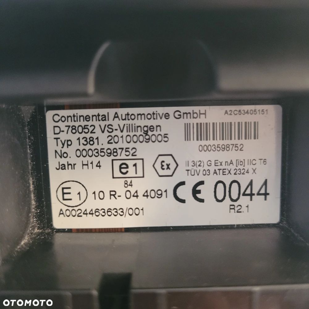 TACHOGRAF MERCEDES ACTROS A0024463633 R.2.1 - 3