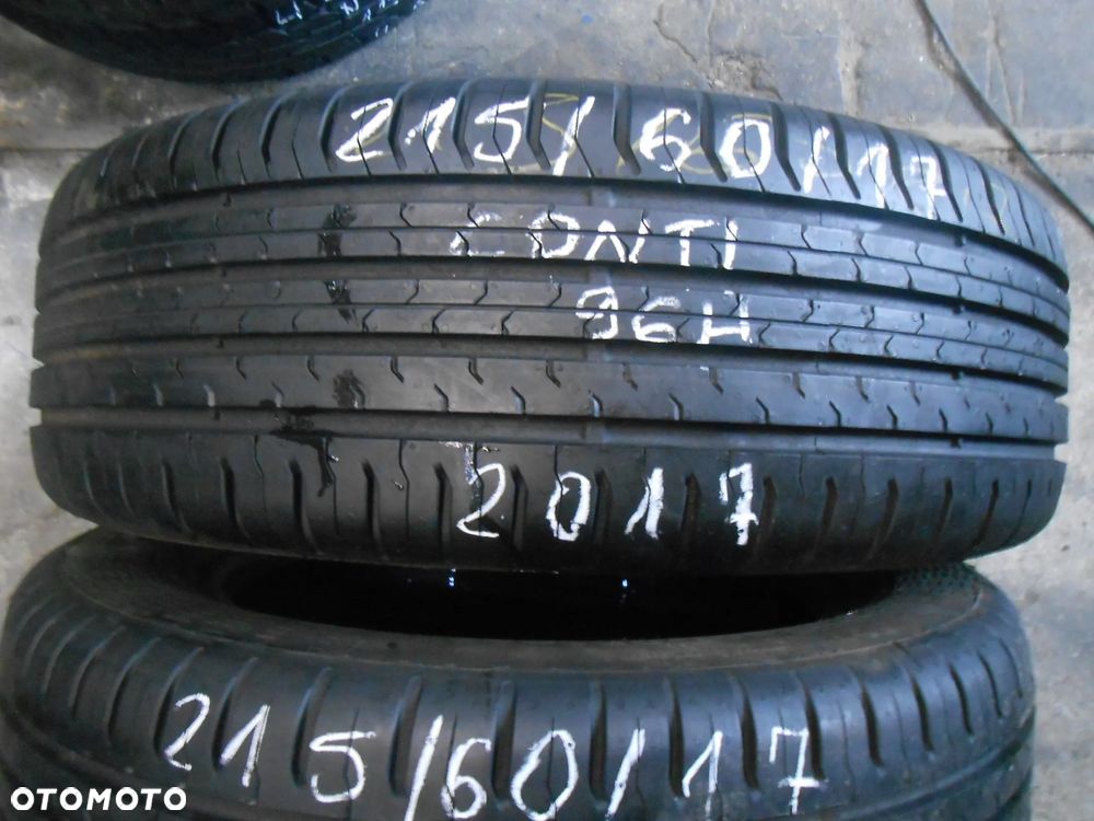 OPONY 215/60R17 CONTINENTAL CONTI ECO CONTACT 5 DOT 2017 8.2MM - 2