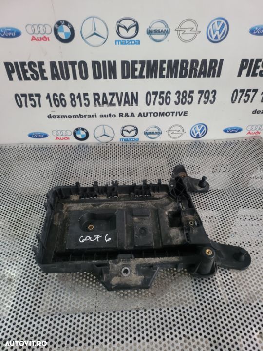 Suport Tavita Baterie Vw Golf 6 VI Plus Touran An 2008-2016 Dezmembrez Vw Golf 6 VI Plus 1.4 Tsi CA - 1
