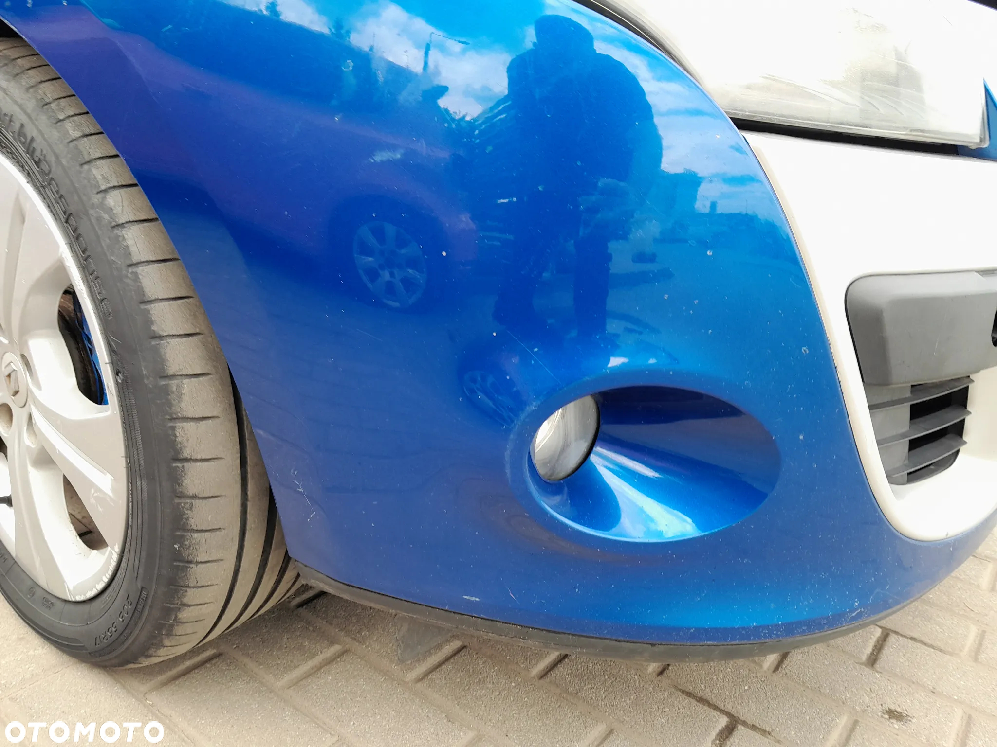 RENAULT MEANE III ZDERZAK PRZEDNI PRZÓD KOLOR: SAN913 - 21