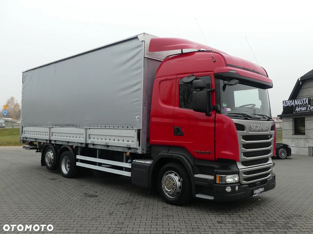 Scania R410 6x2 / BURTO FIRANKA 7.70 + WINDA / ZSUWANY DACH / EURO 6 / - 9
