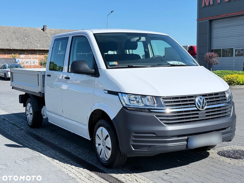 Volkswagen Transporter T6 Doka Brygadówka 6-miejsc Skrzynia Salon PL, Jeden Właściciel - 5