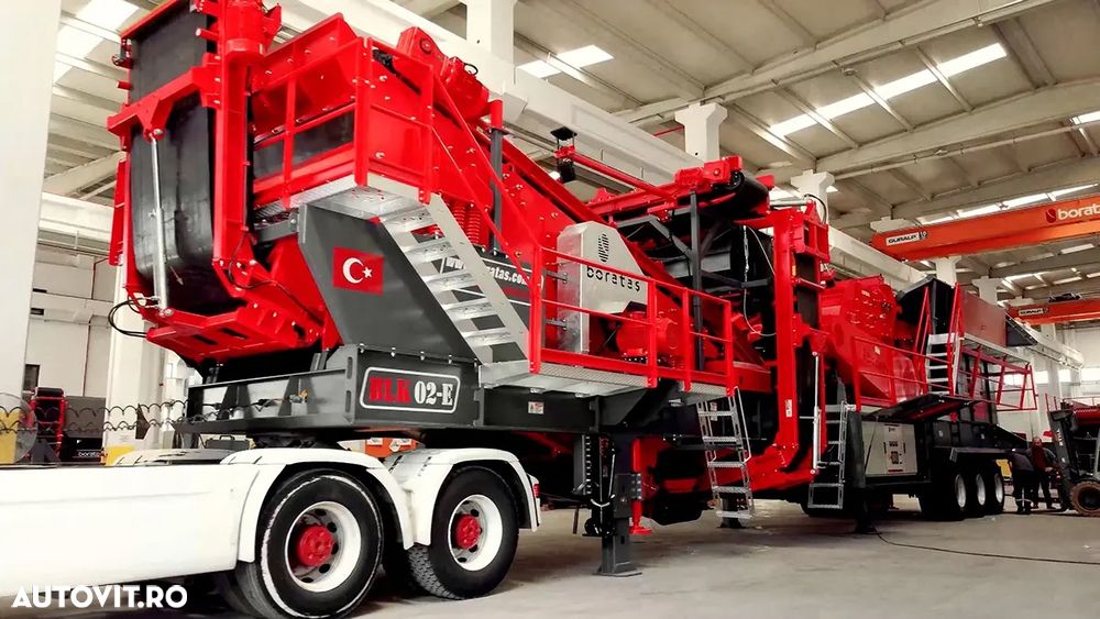 Boratas BLK01-E – Instalație Mobilă pe Roți (Concasor cu Impact + Sită Vibrantă) - 4