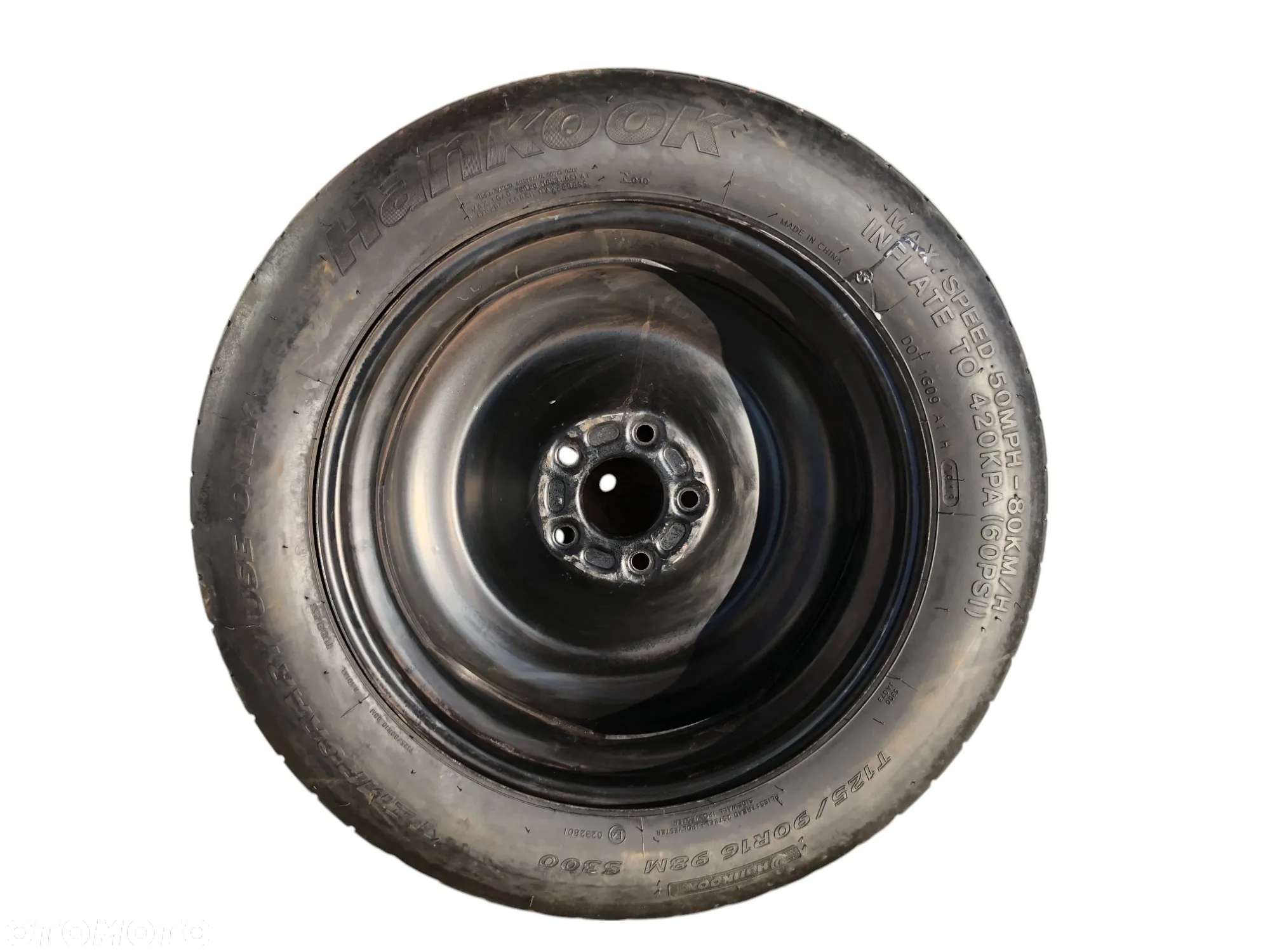 Koło Zapasowe Dojazdowe 125/90 R16 ET: 30 5x108 63,4 MM Ford C-Max Volvo- Gwarancja Wysyłka - 3