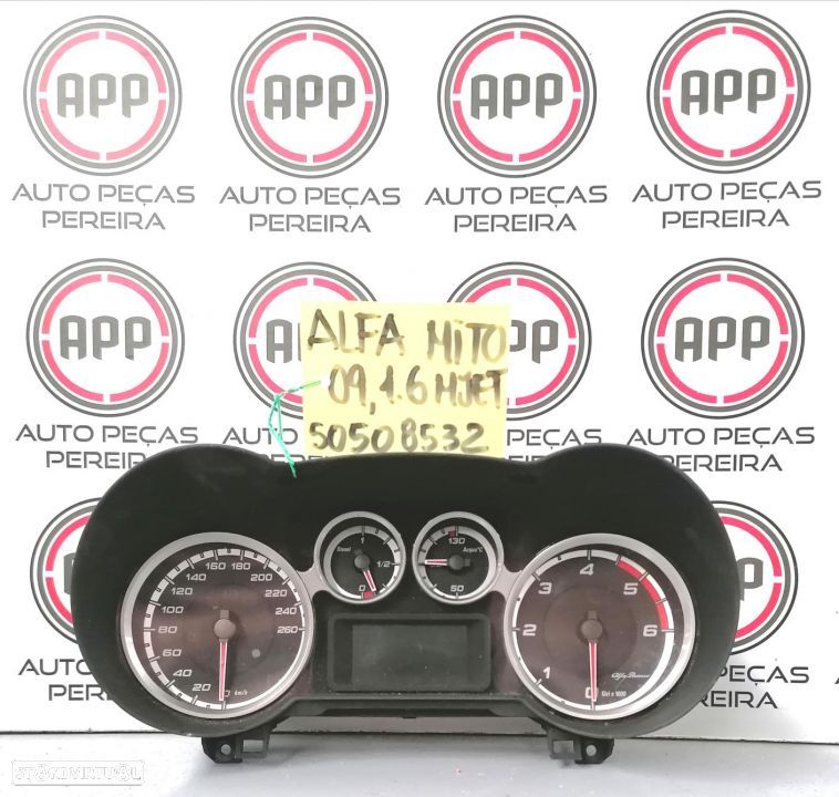 Quadrante Alfa Romeu Mito 2009 1.6 Mjet referência 50508532, 50510265 . - 1