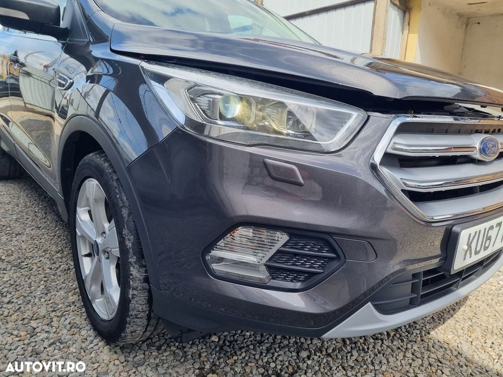 Bara fata Ford Kuga II Facelift 2016 - 2019 Grey (1497) Diesel model cu spalatoare far - 3